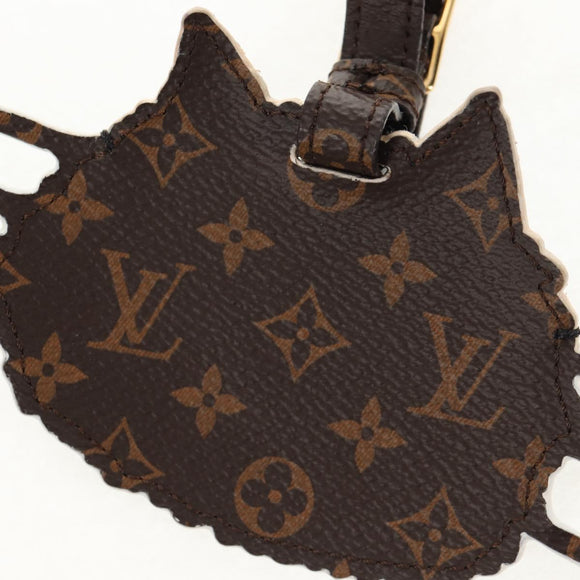 LOUIS VUITTON Monogram Catgram Porte Address Key Holder Gray MP2282 Auth 145598SAM