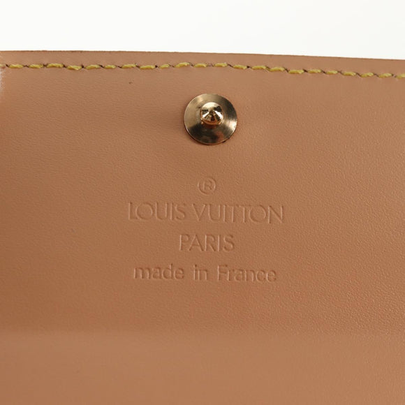 LOUIS VUITTON Multicolor Porte Monnaie Pla Coin Purse White M92657 Auth 145599V
