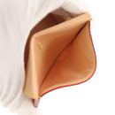 LOUIS VUITTON Multicolor Porte Monnaie Pla Coin Purse White M92657 Auth 145599V-19