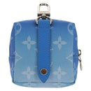 LOUIS VUITTON Monogram Clouds Bijoux Sac Squared Pouch Blue MP2792 Auth 145601SM-2