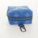 LOUIS VUITTON Monogram Clouds Bijoux Sac Squared Pouch Blue MP2792 Auth 145601SM-6