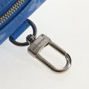 LOUIS VUITTON Monogram Clouds Bijoux Sac Squared Pouch Blue MP2792 Auth 145601SM-8