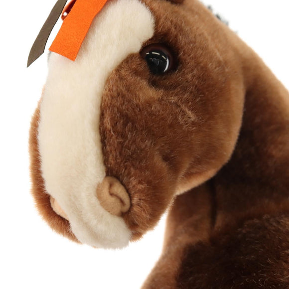 HERMES Elmy PM Stuffed Polyester Brown Auth 145604M