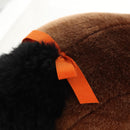 HERMES Elmy PM Stuffed Polyester Brown Auth 145604M-15