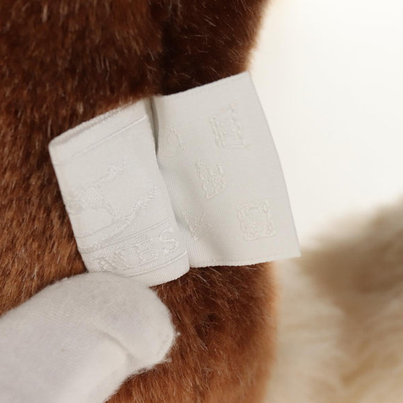 HERMES Elmy PM Stuffed Polyester Brown Auth 145604M