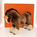 HERMES Elmy PM Stuffed Polyester Brown Auth 145604M-12