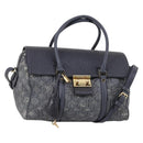 LOUIS VUITTON Monogram Volupte Psyche Boston Bag 2way Gray M93486 LV Auth 145605-1