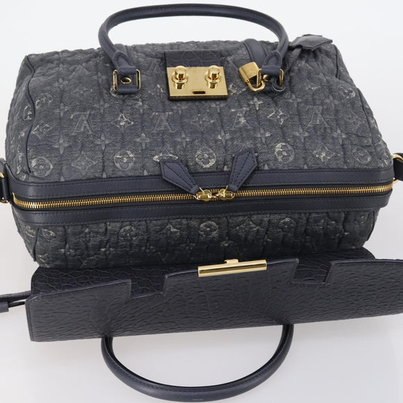 LOUIS VUITTON Monogram Volupte Psyche Boston Bag 2way Gray M93486 LV Auth 145605