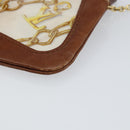 LOUIS VUITTON Monogram Charm Pochette Cles Coin Purse White M95164 Auth 145606-15