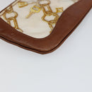 LOUIS VUITTON Monogram Charm Pochette Cles Coin Purse White M95164 Auth 145606-16