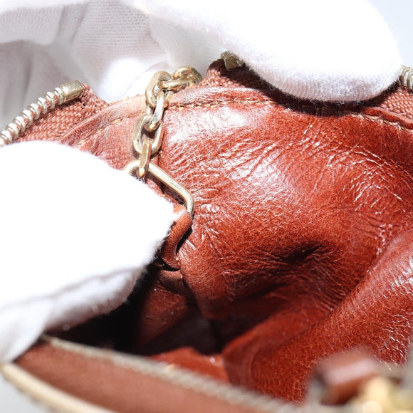 LOUIS VUITTON Monogram Charm Pochette Cles Coin Purse White M95164 Auth 145606