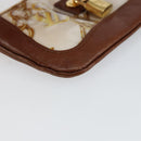 LOUIS VUITTON Monogram Charm Pochette Cles Coin Purse White M95164 Auth 145606-14