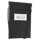 Maison Margiela Phone Shoulder Bag Leather Silver Black Auth 145607-1