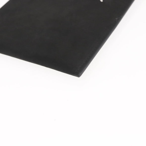 Maison Margiela Phone Shoulder Bag Leather Silver Black Auth 145607