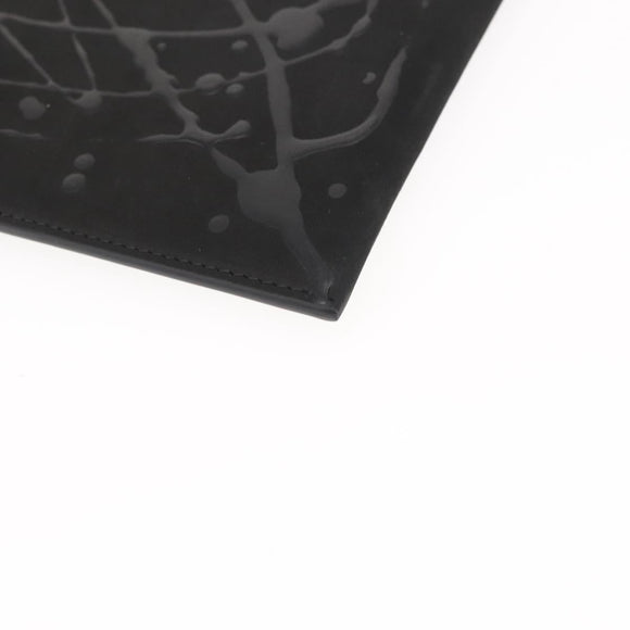 Maison Margiela Phone Shoulder Bag Leather Silver Black Auth 145607