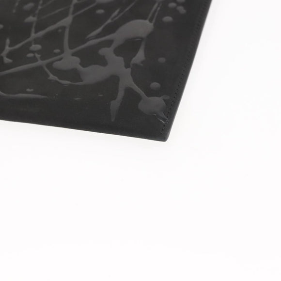 Maison Margiela Phone Shoulder Bag Leather Silver Black Auth 145607