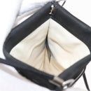 Maison Margiela Phone Shoulder Bag Leather Silver Black Auth 145607-17