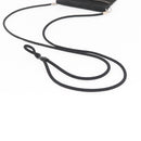 Maison Margiela Phone Shoulder Bag Leather Silver Black Auth 145607-7