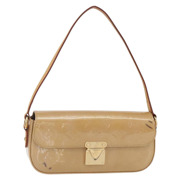 LOUIS VUITTON Monogram Vernis Malibu Street Bag Noisette M91506 LV Auth 145614