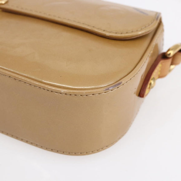 LOUIS VUITTON Monogram Vernis Malibu Street Bag Noisette M91506 LV Auth 145614