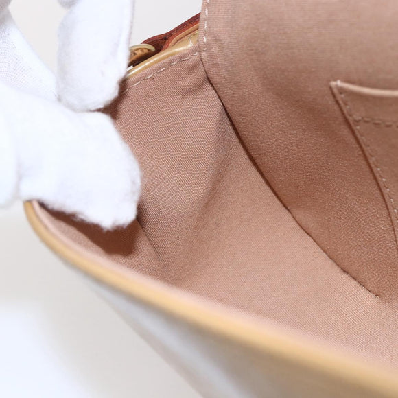 LOUIS VUITTON Monogram Vernis Malibu Street Bag Noisette M91506 LV Auth 145614