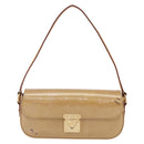 LOUIS VUITTON Monogram Vernis Malibu Street Bag Noisette M91506 LV Auth 145614-2