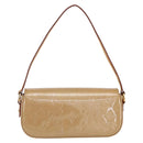 LOUIS VUITTON Monogram Vernis Malibu Street Bag Noisette M91506 LV Auth 145614-3