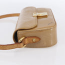 LOUIS VUITTON Monogram Vernis Malibu Street Bag Noisette M91506 LV Auth 145614-4