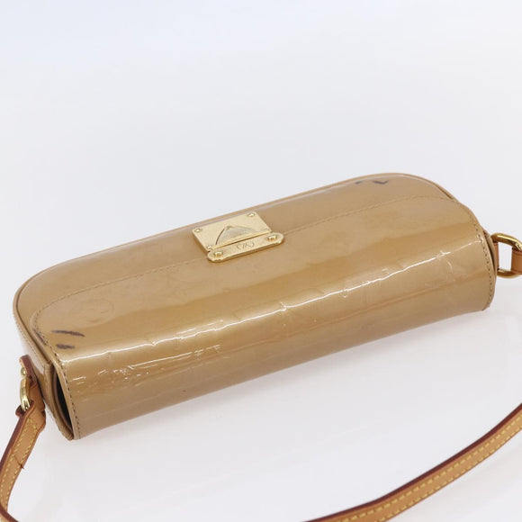 LOUIS VUITTON Monogram Vernis Malibu Street Bag Noisette M91506 LV Auth 145614