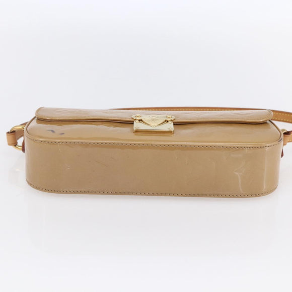 LOUIS VUITTON Monogram Vernis Malibu Street Bag Noisette M91506 LV Auth 145614