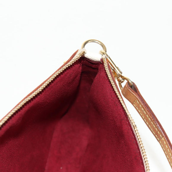 LOUIS VUITTON Multicolor Pochette Accessoires Pouch White M92649 LV Auth 145617A