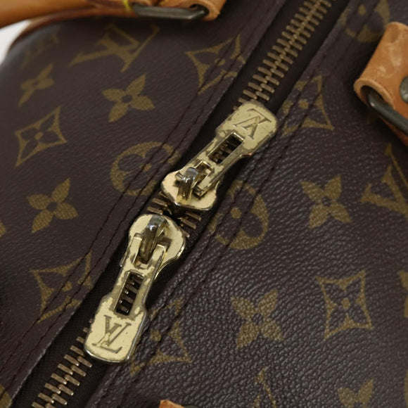 LOUIS VUITTON Monogram Keepall Bandouliere 50 Boston Bag M41416 LV Auth 145618