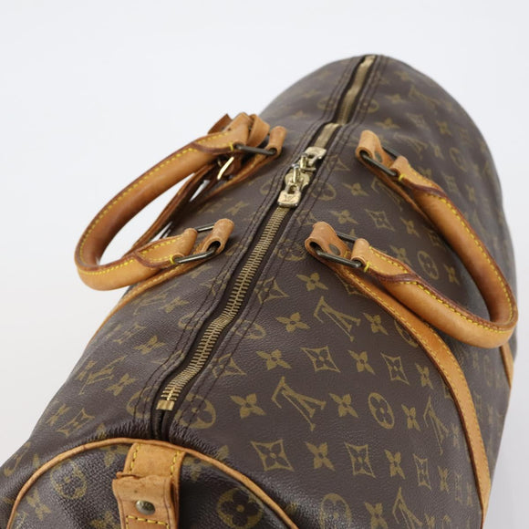 LOUIS VUITTON Monogram Keepall Bandouliere 50 Boston Bag M41416 LV Auth 145618