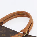 LOUIS VUITTON Monogram Sac Plat Hand Bag M51140 LV Auth 145619-8