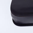 Salvatore Ferragamo Gancini Shoulder Bag Leather Navy Gold Auth 145622-16