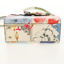 Salvatore Ferragamo Vala Hand Bag Leather 2way Multicolor Gold Auth 145624SAV-5
