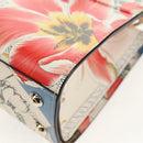 Salvatore Ferragamo Vala Hand Bag Leather 2way Multicolor Gold Auth 145624SAV-17