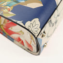 Salvatore Ferragamo Vala Hand Bag Leather 2way Multicolor Gold Auth 145624SAV-18