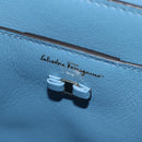 Salvatore Ferragamo Vala Hand Bag Leather 2way Multicolor Gold Auth 145624SAV-22