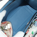 Salvatore Ferragamo Vala Hand Bag Leather 2way Multicolor Gold Auth 145624SAV-10