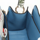 Salvatore Ferragamo Vala Hand Bag Leather 2way Multicolor Gold Auth 145624SAV-24