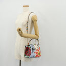 Salvatore Ferragamo Vala Hand Bag Leather 2way Multicolor Gold Auth 145624SAV-26