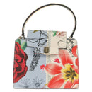 Salvatore Ferragamo Vala Hand Bag Leather 2way Multicolor Gold Auth 145624SAV-13