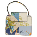 Salvatore Ferragamo Vala Hand Bag Leather 2way Multicolor Gold Auth 145624SAV-2
