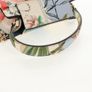 Salvatore Ferragamo Vala Hand Bag Leather 2way Multicolor Gold Auth 145624SAV-7