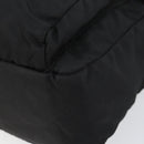 PRADA Shoulder Bag Nylon Black Gold Auth 145625-9