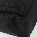 PRADA Shoulder Bag Nylon Black Gold Auth 145625-14