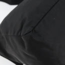 PRADA Shoulder Bag Nylon Black Gold Auth 145625-16