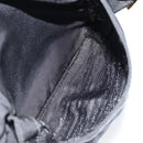 PRADA Shoulder Bag Nylon Black Gold Auth 145625-24