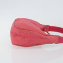 PRADA Hand Bag Nylon Pink Silver Auth 145650-4